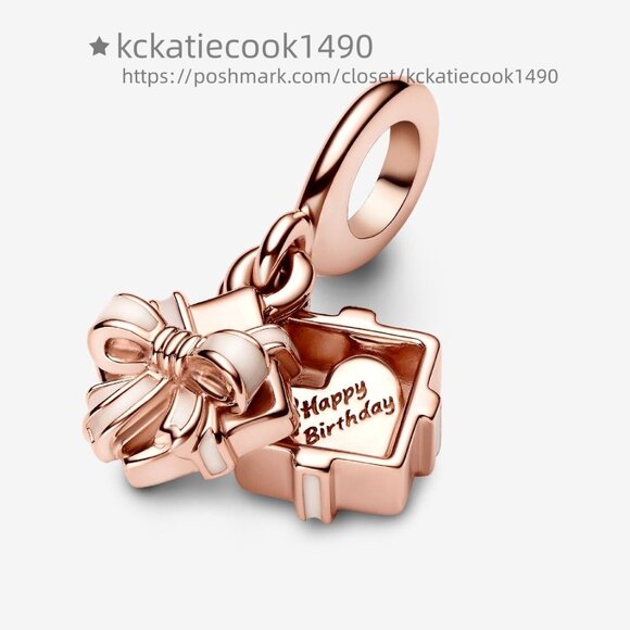 Pandora Openable Birthday Gift Dangle Charm - Picture 2 of 6